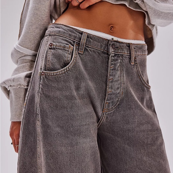 We The Free Good Luck Mid-Rise Barrel Jeans - Picture 6 of 10